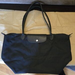 Longchamp Large Le Pliage Tote - Black